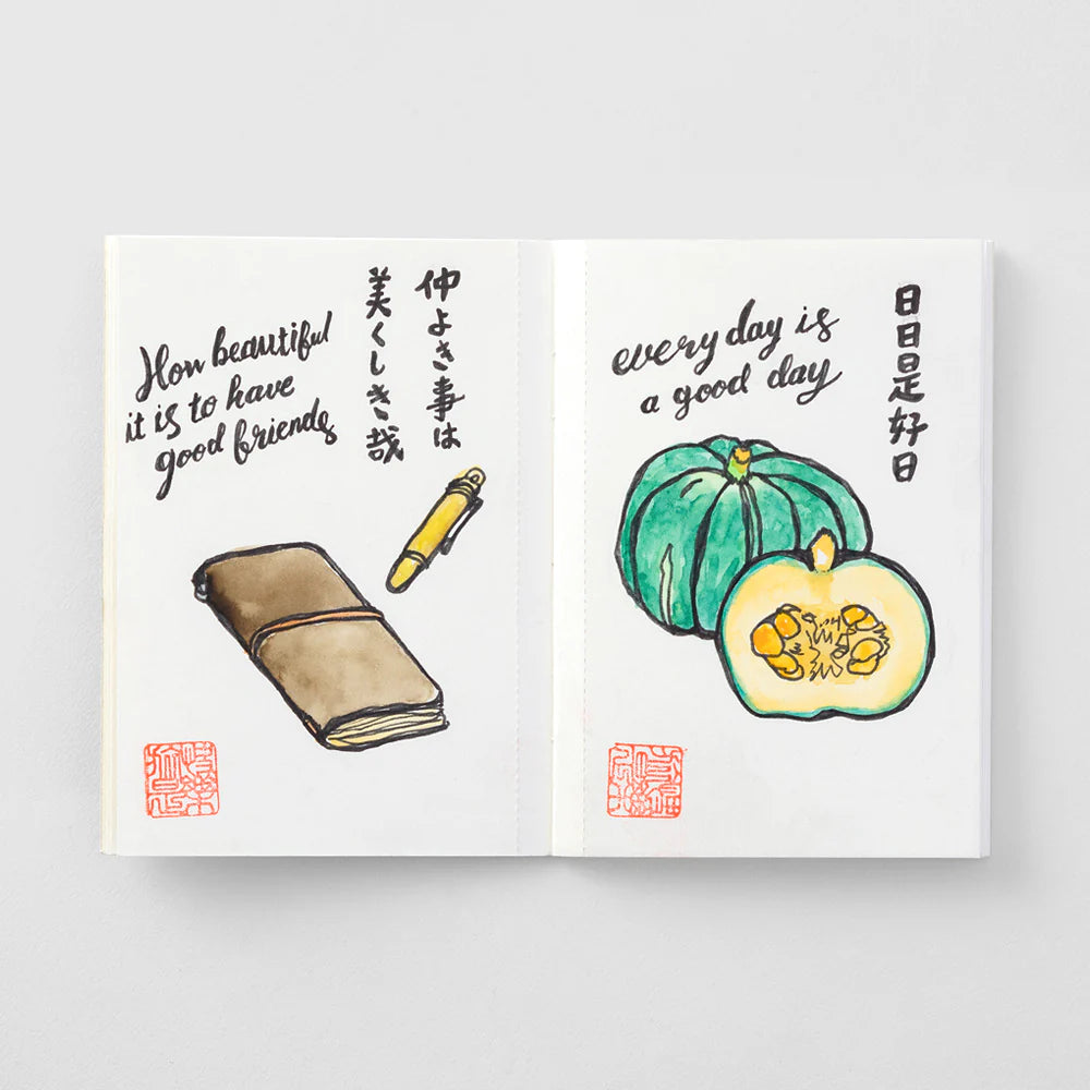 TRAVELER'S notebook 015 Watercolor Paper (Passport Size)