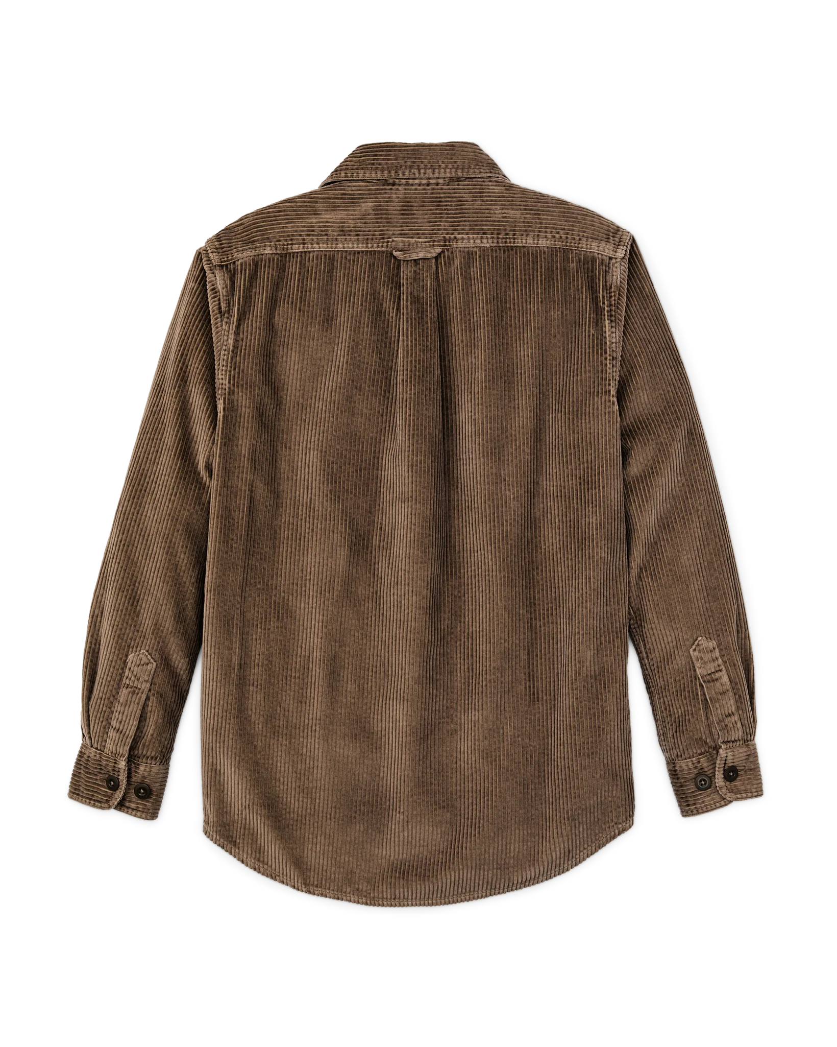 6-wale Corduroy Shirt - Brown