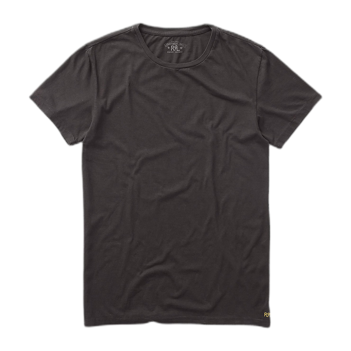 RRL Jersey Crewneck T-Shirt - Faded Black Canvas