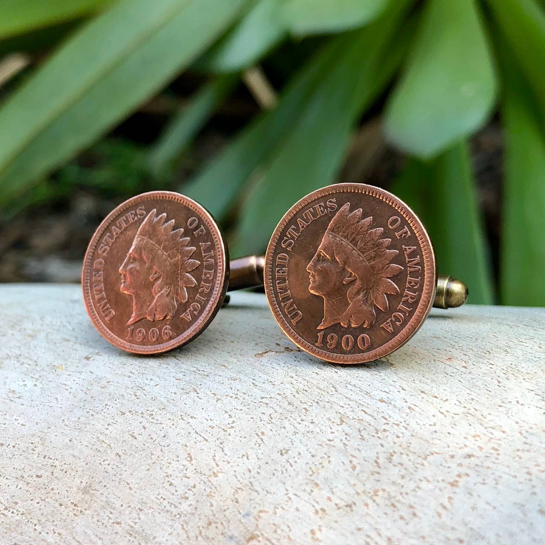 Indian Head Cent Cuff Links