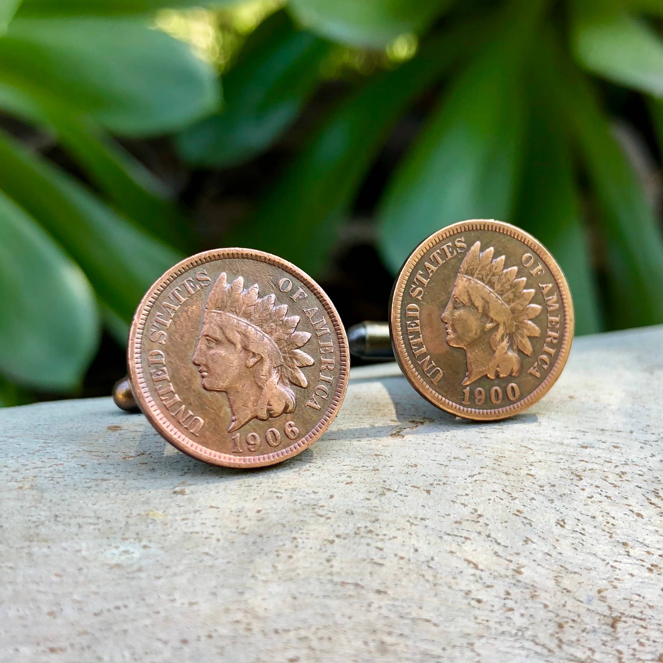 Indian Head Cent Cuff Links