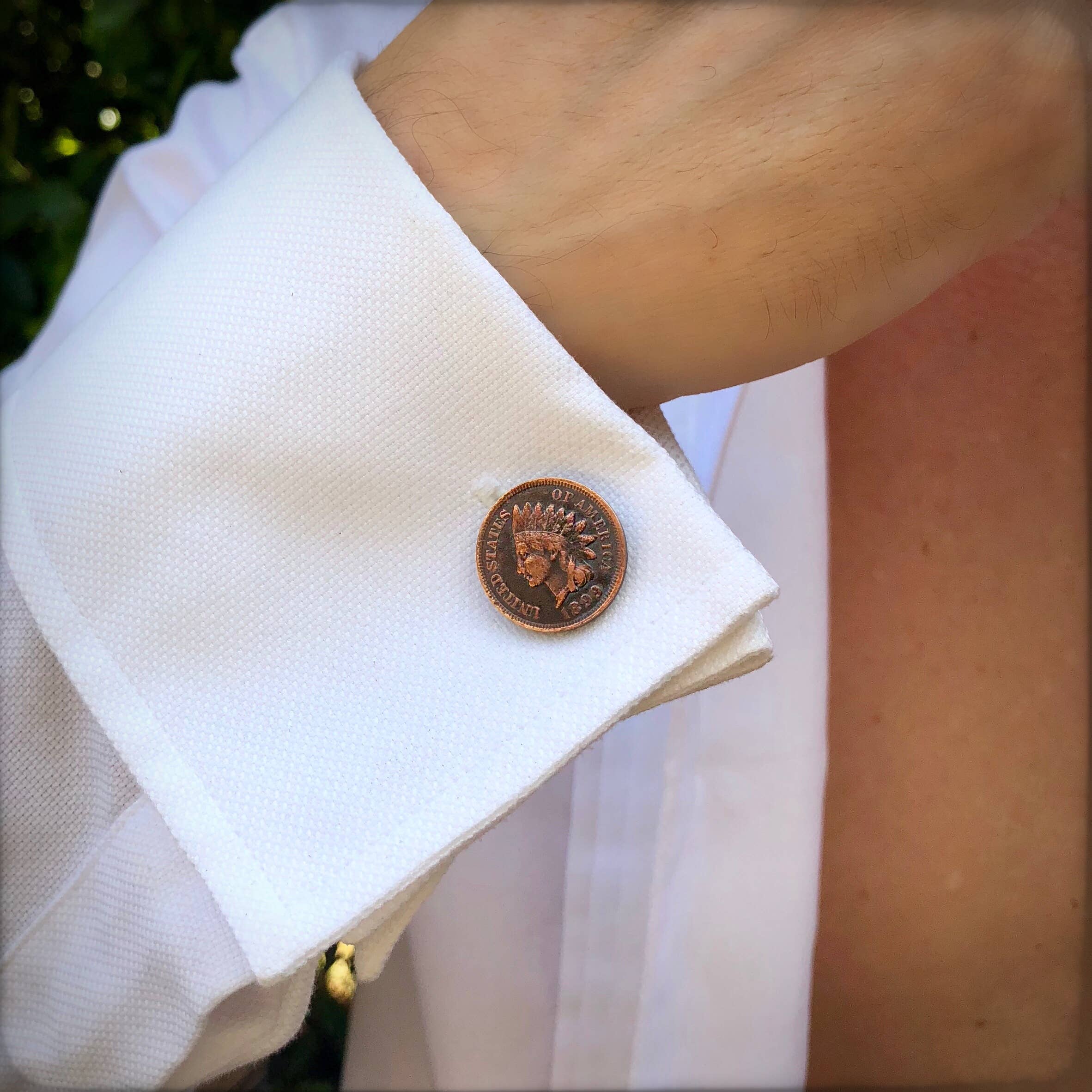 Indian Head Cent Cuff Links