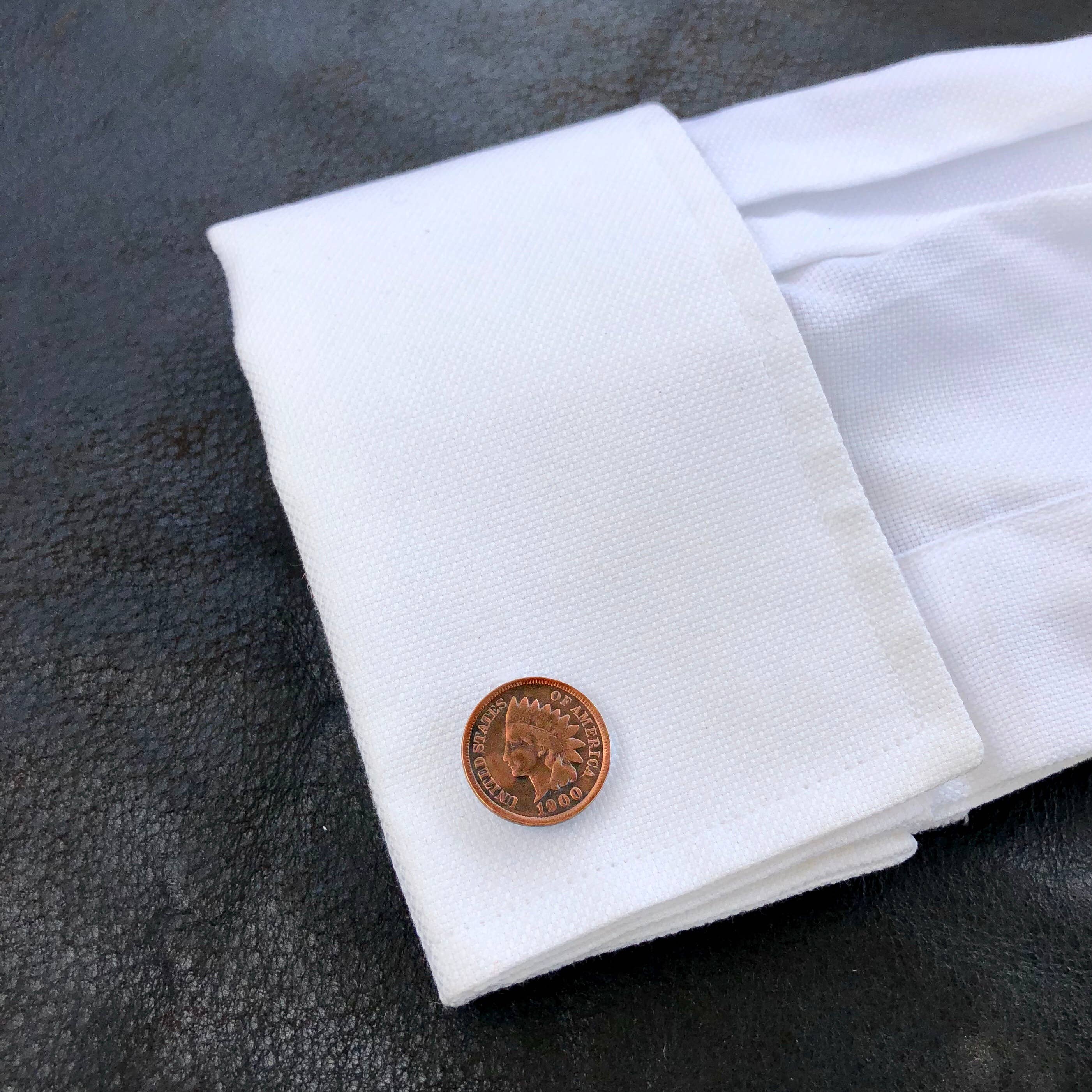 Indian Head Cent Cuff Links