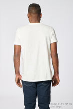 Rolled Short Sleeve Crew Neck Tee / Foggy Red