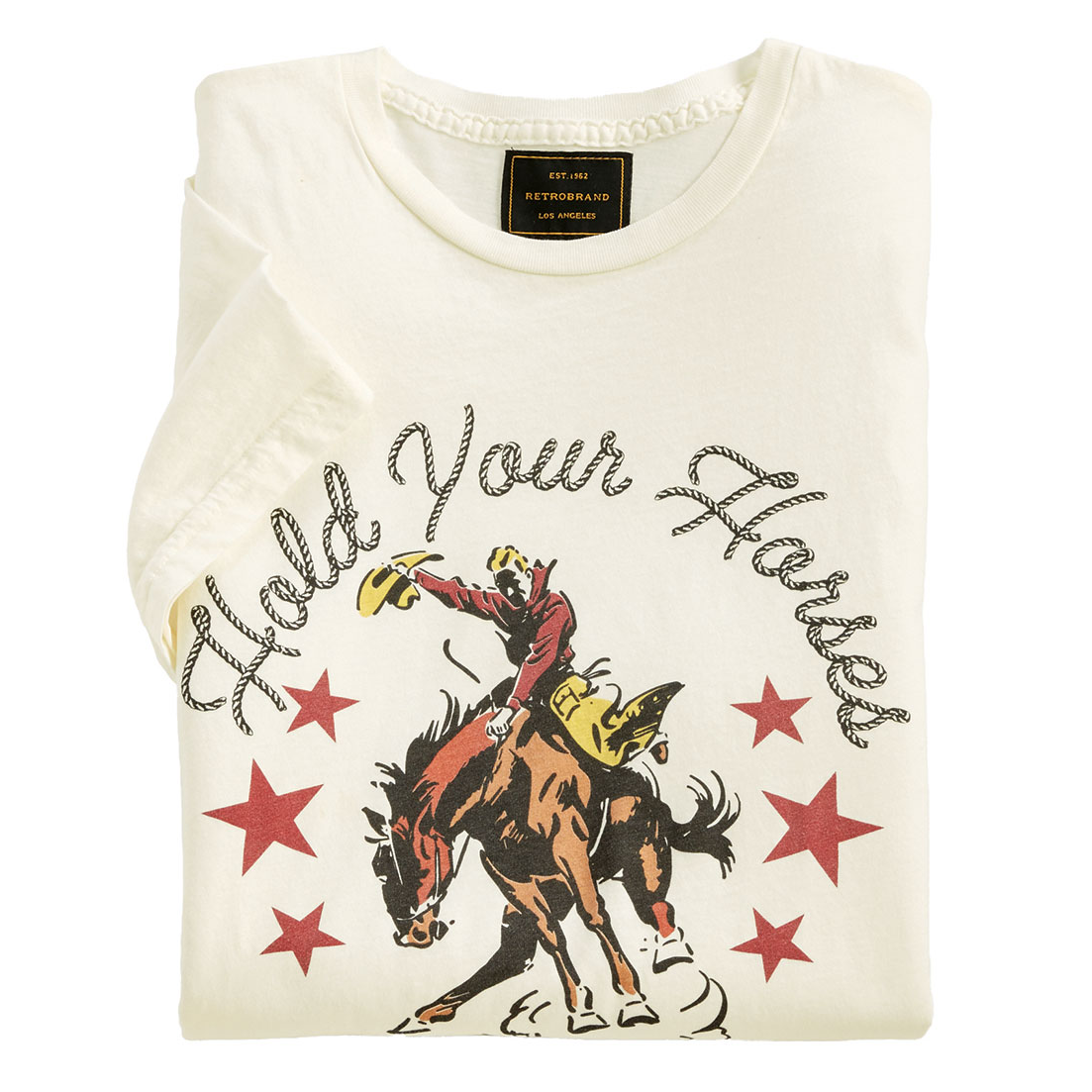 Hold Your Horses Unisex Black Label Tee