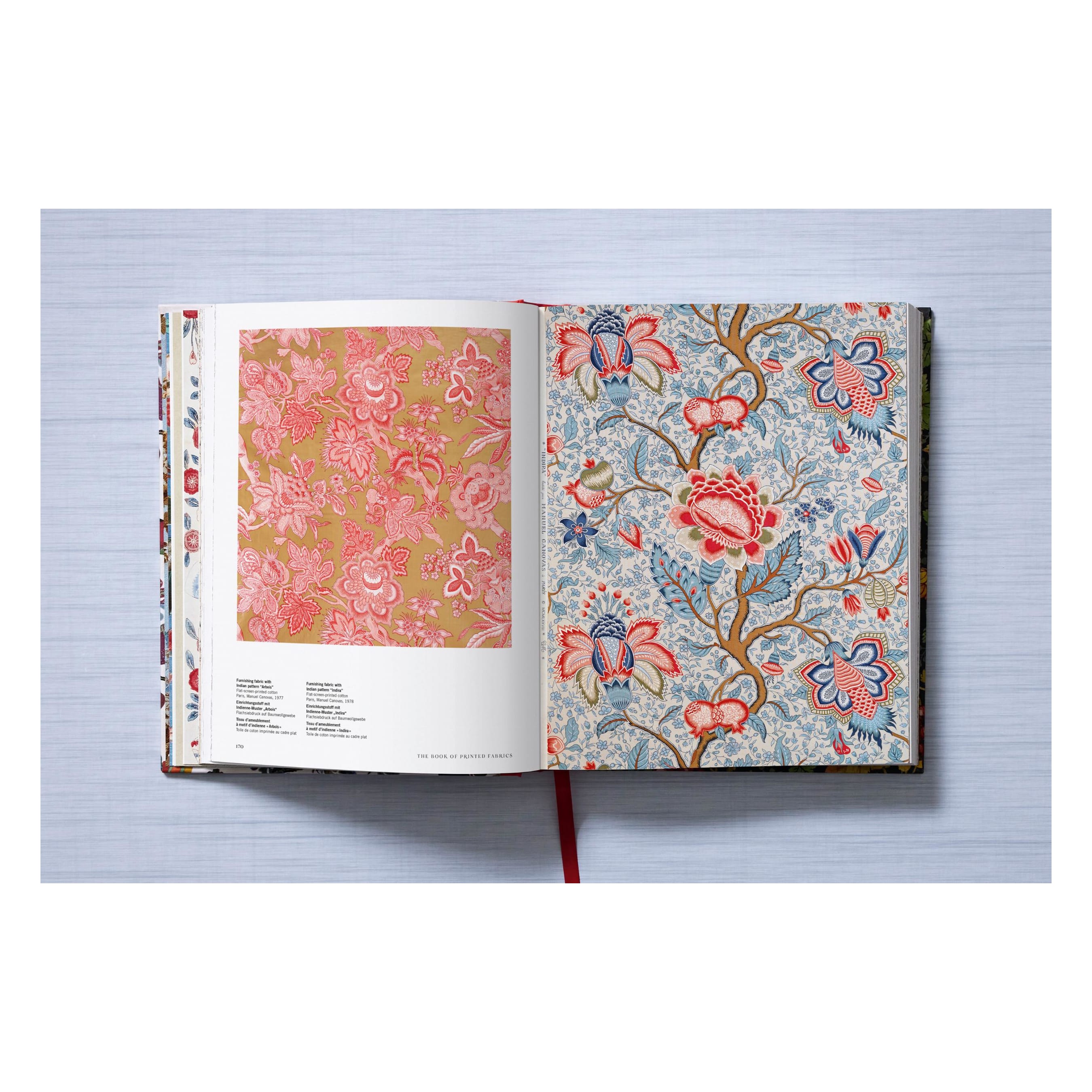 Printed Fabrics. From the 16th century until today (German, French, English)