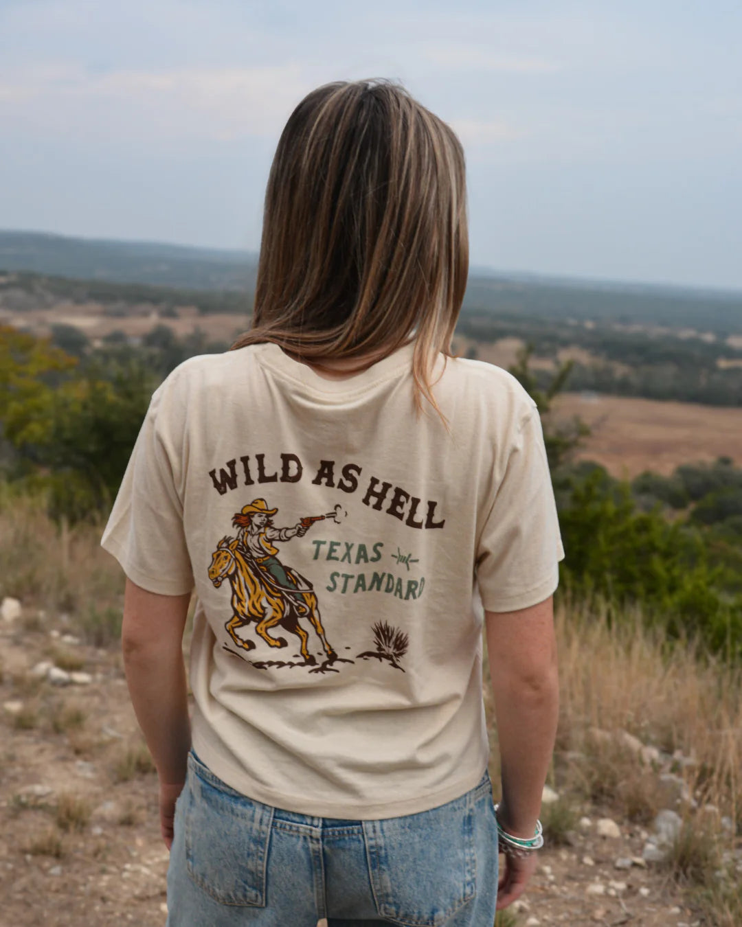Women's Crop Tee- Wild As Hell