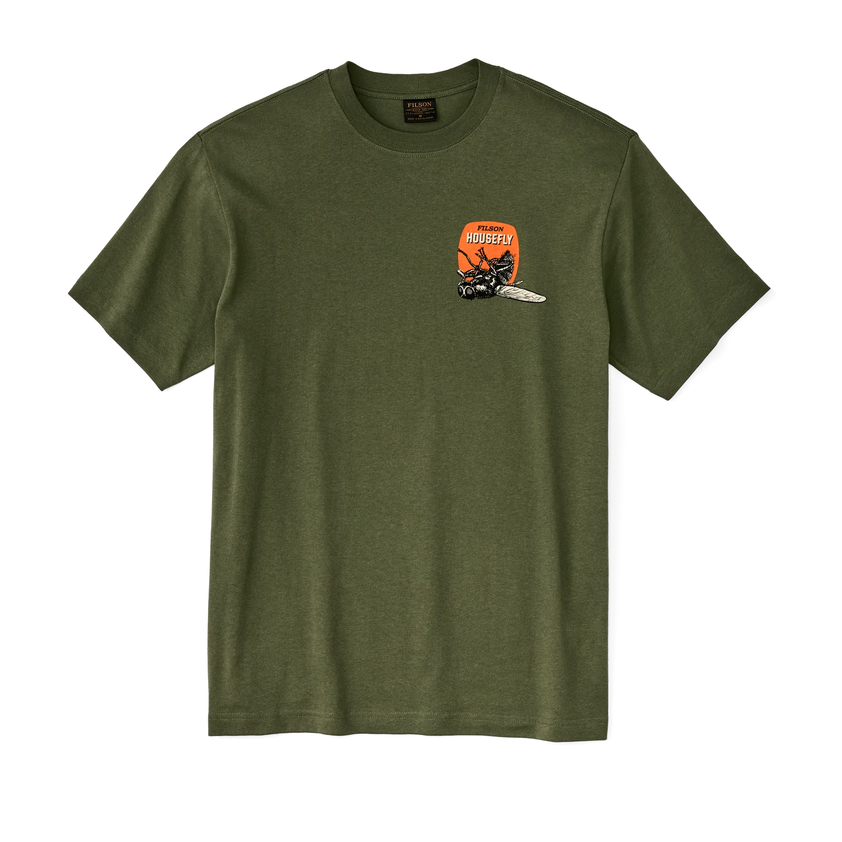 FILSON X HOUSEFLY FRONTIER GRAPHIC T-SHIRT - CYPRESS/ENERGY