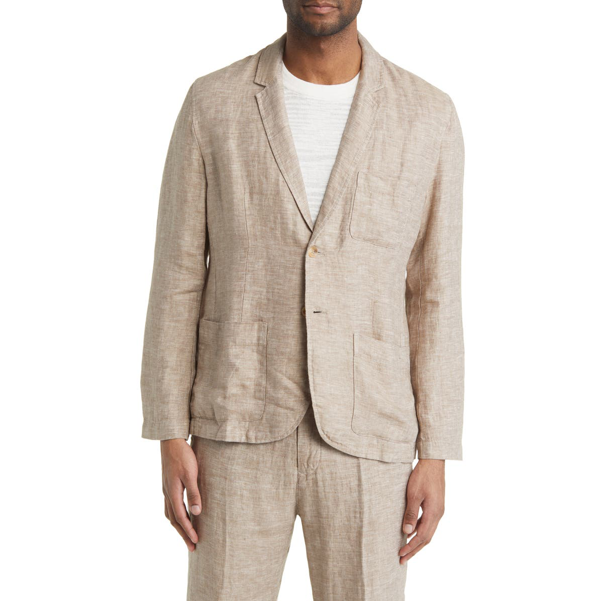 RAILS LINEN TWILL SPORT COAT - BULGUR