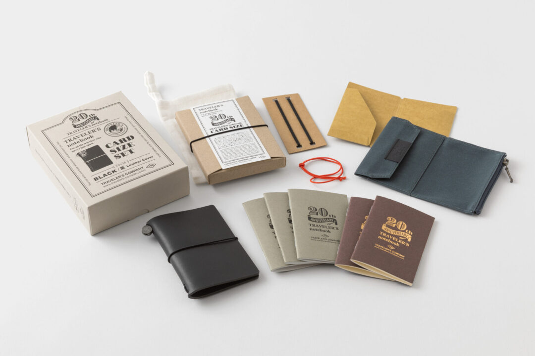 TRAVELER’S notebook Card Size 20th Anniversary Set