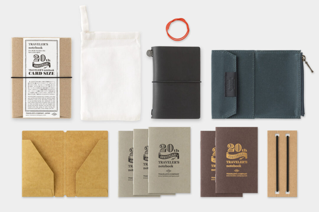 TRAVELER’S notebook Card Size 20th Anniversary Set