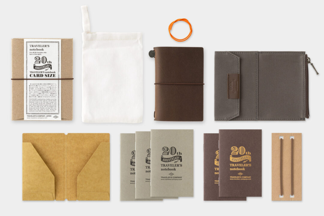 TRAVELER’S notebook Card Size 20th Anniversary Set