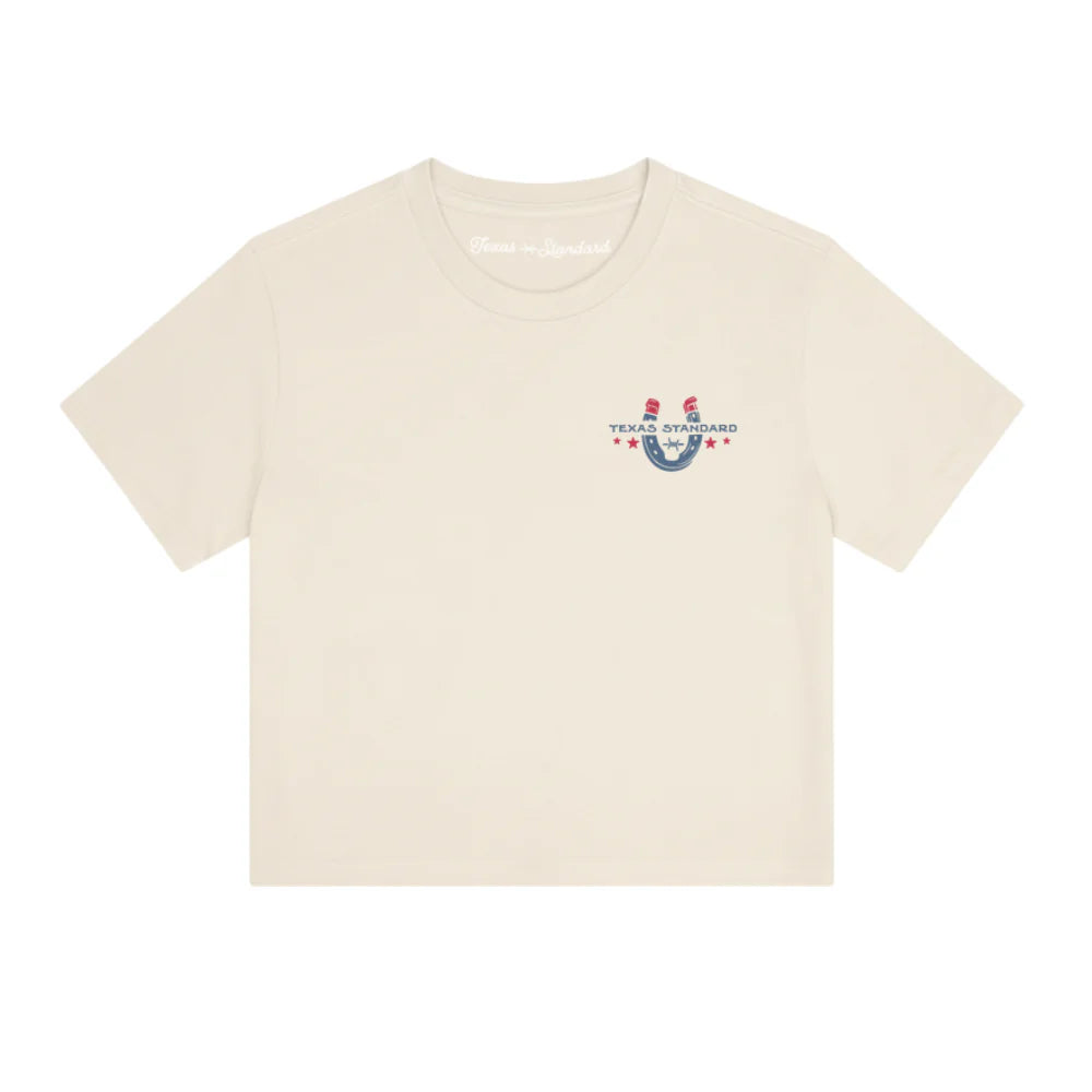 Women's Crop Tee- No Work No Luck