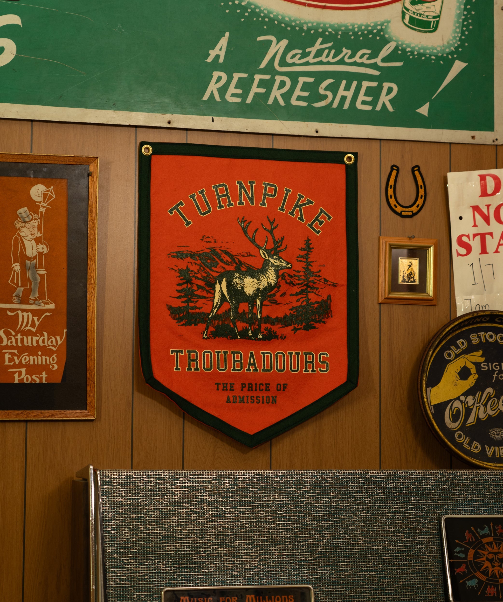 The Price Of Admission Camp Flag • Turnpike Troubadours x Oxford Pennant