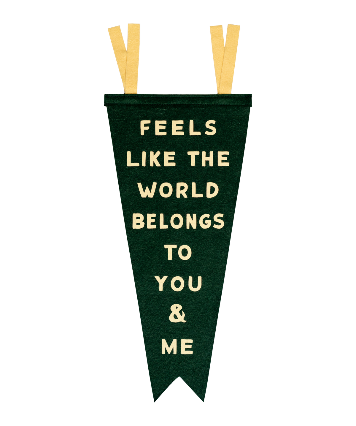 Feels Like The World Belongs To You & Me Fishtail Pennant • Turnpike Troubadours x Oxford Pennant