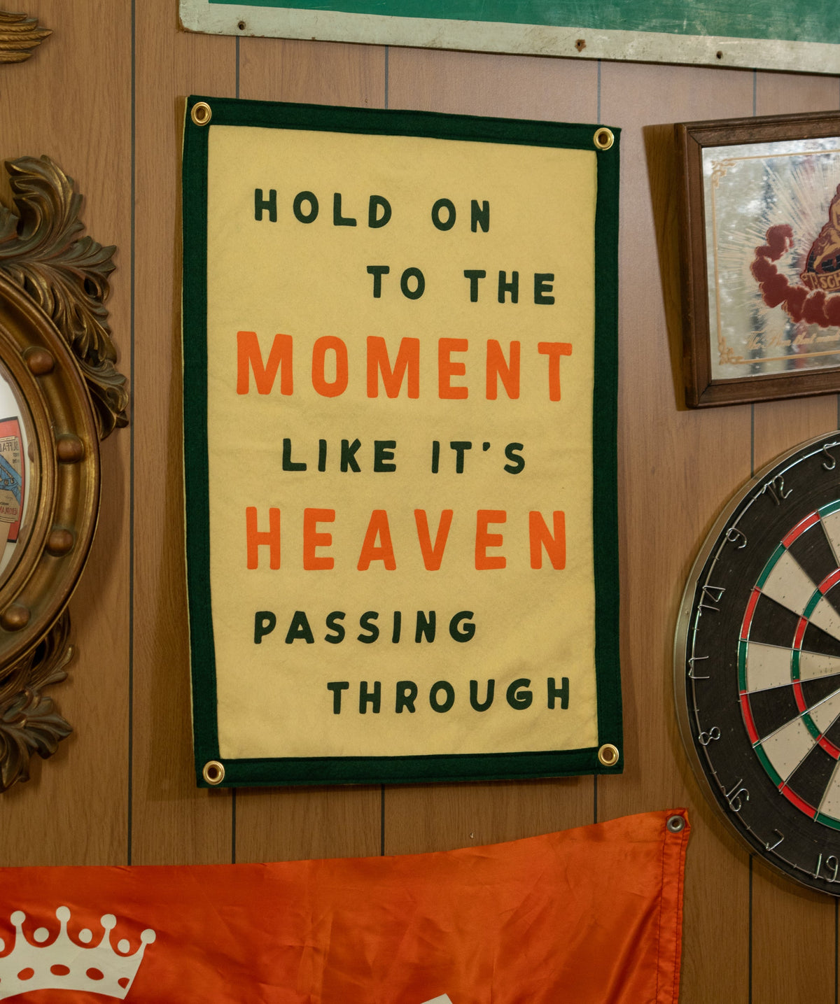 Hold On To The Moment Like It's Heaven Passing Through Camp Flag • Turnpike Troubadours x Oxford Pennant