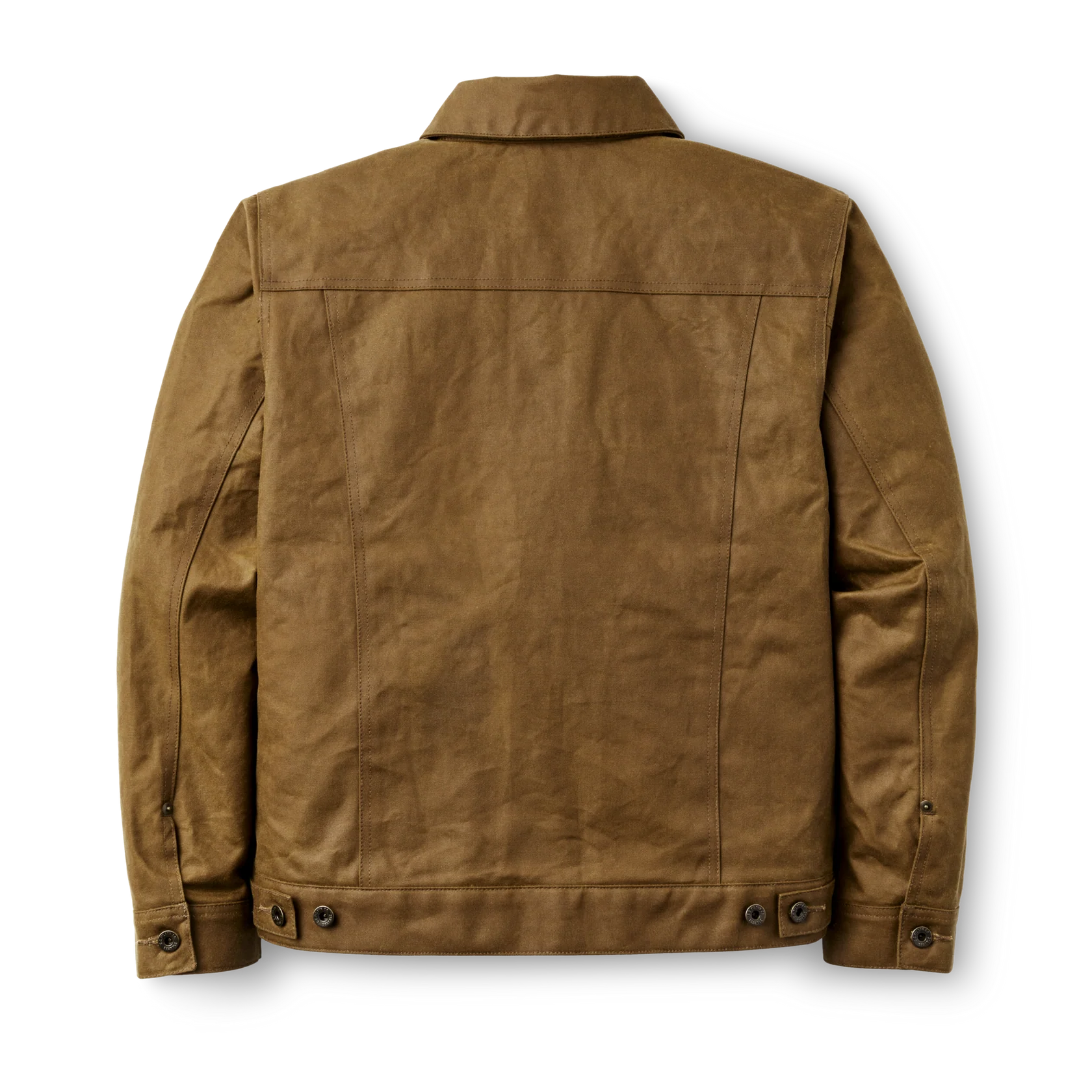 TIN CLOTH SHORT LINED CRUISER JACKET - DARK TAN