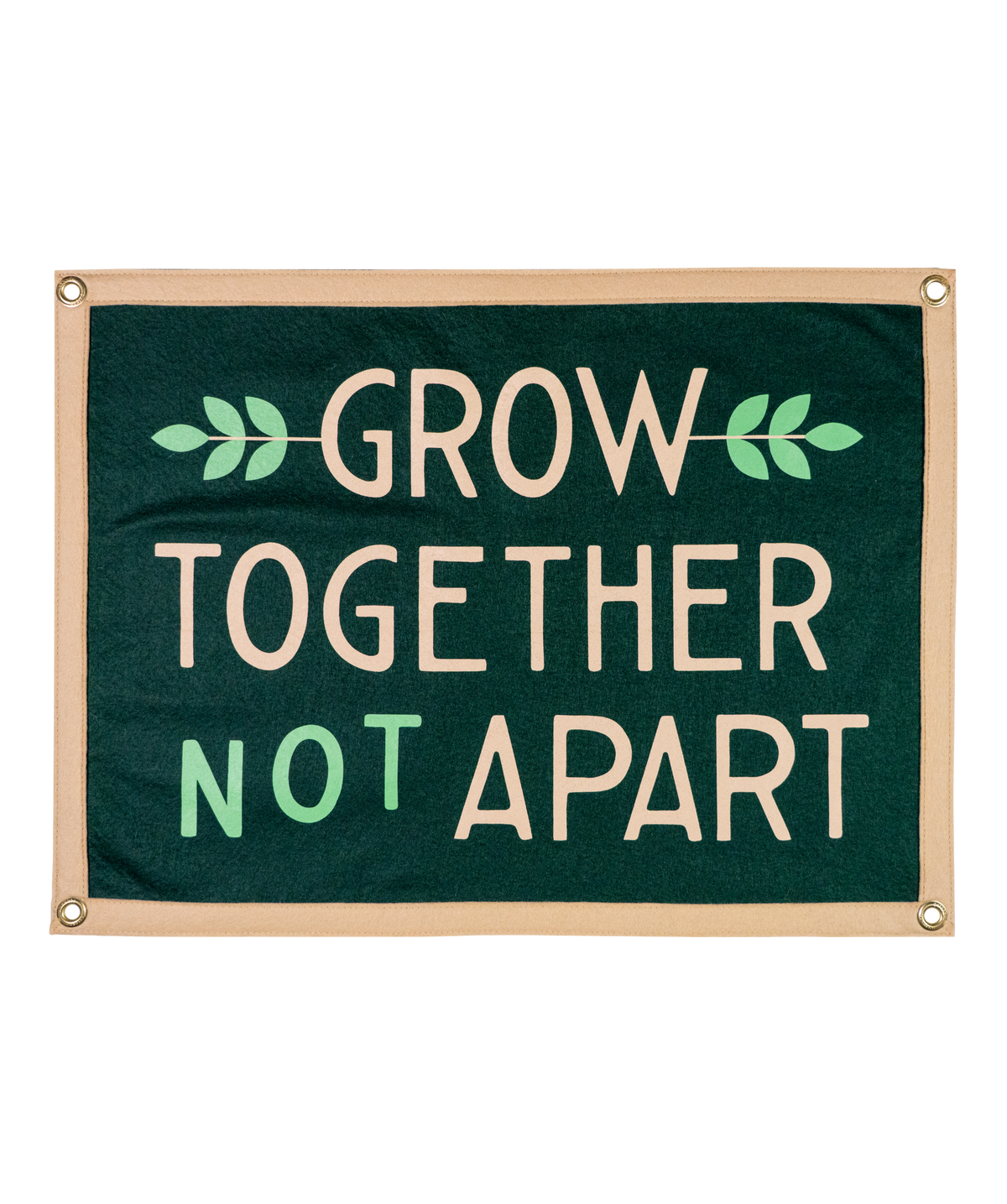 Grow Together Not Apart Camp Flag