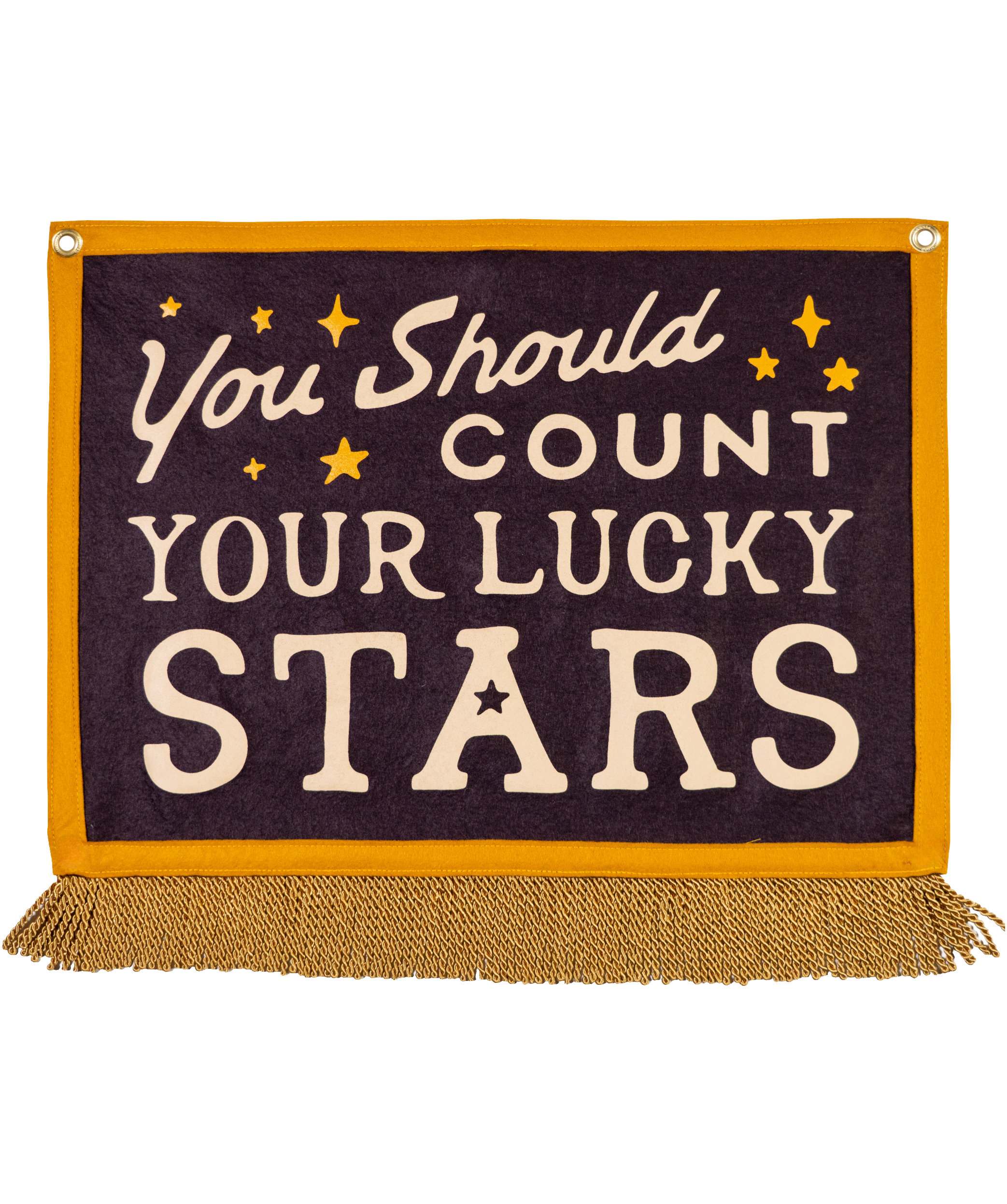You Should Count Your Lucky Stars Camp Flag • Sierra Ferrell x Oxford Pennant