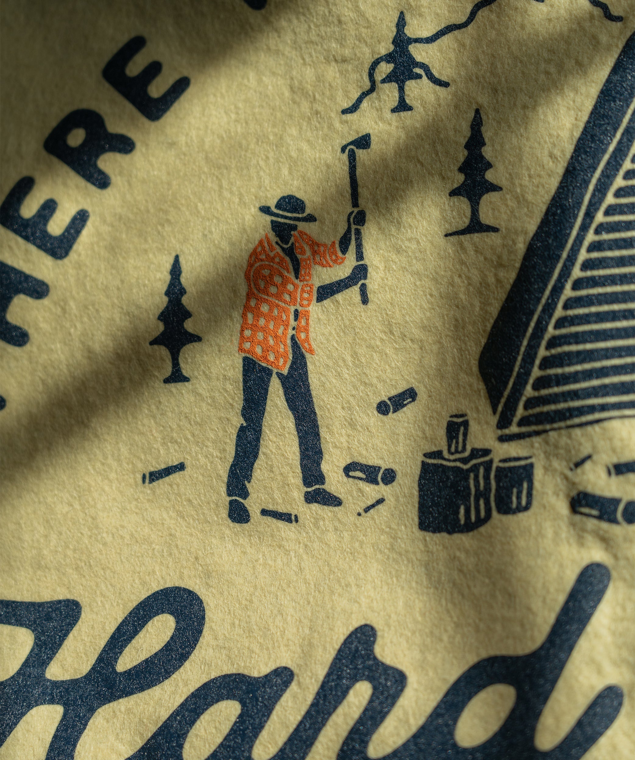 There is No Substitute for Hard Work Camp Flag