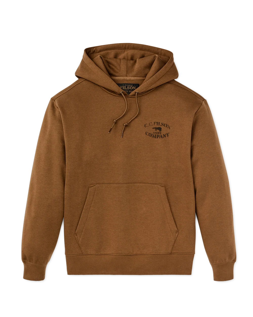 Stencil Graphic Hoodie - Whiskey