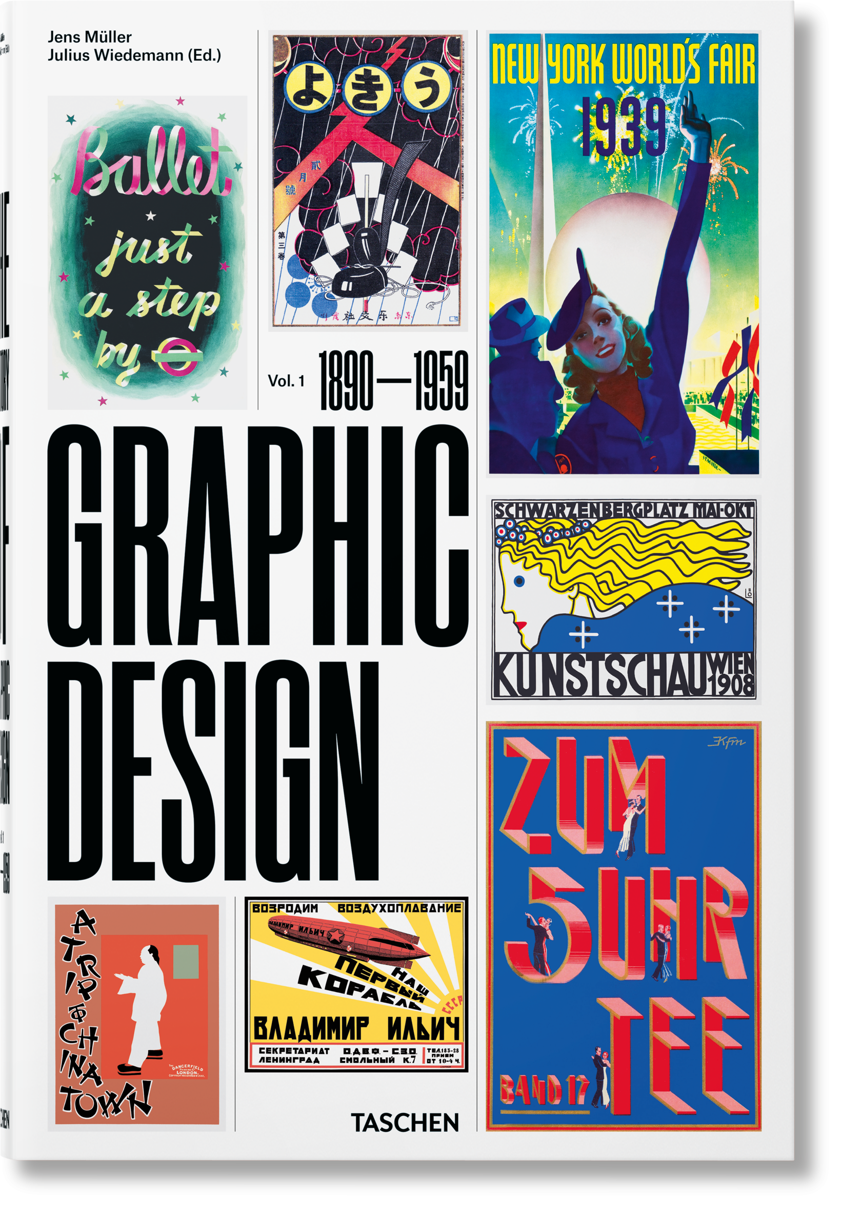 The History of Graphic Design. Vol. 1. 1890–1959 (German, French, English)