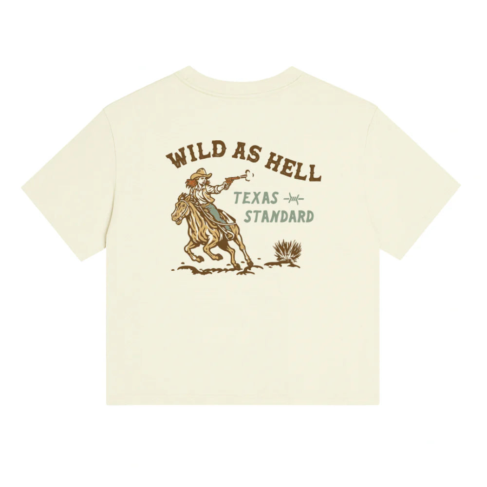 Women's Crop Tee- Wild As Hell