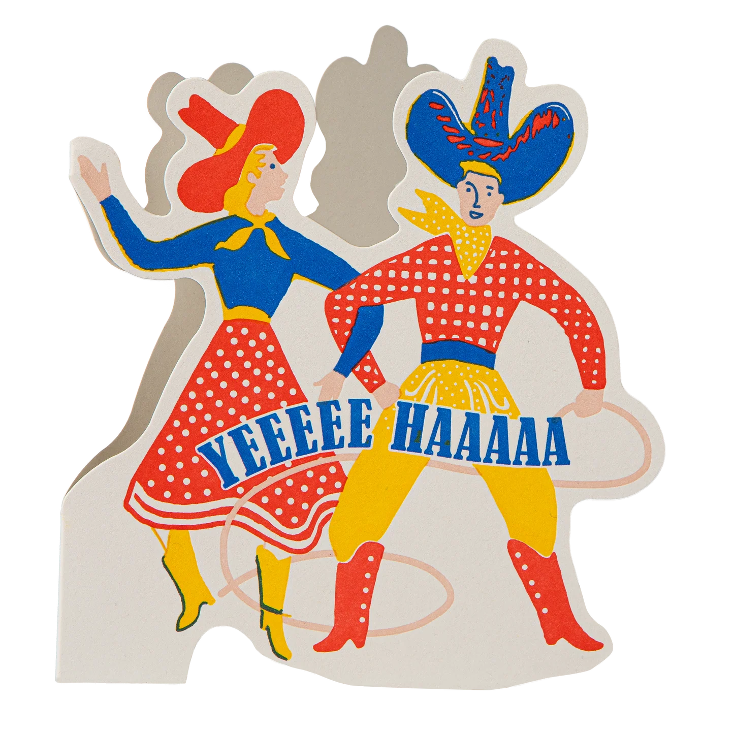 YeeHaa | Cut Out-Greeting Card
