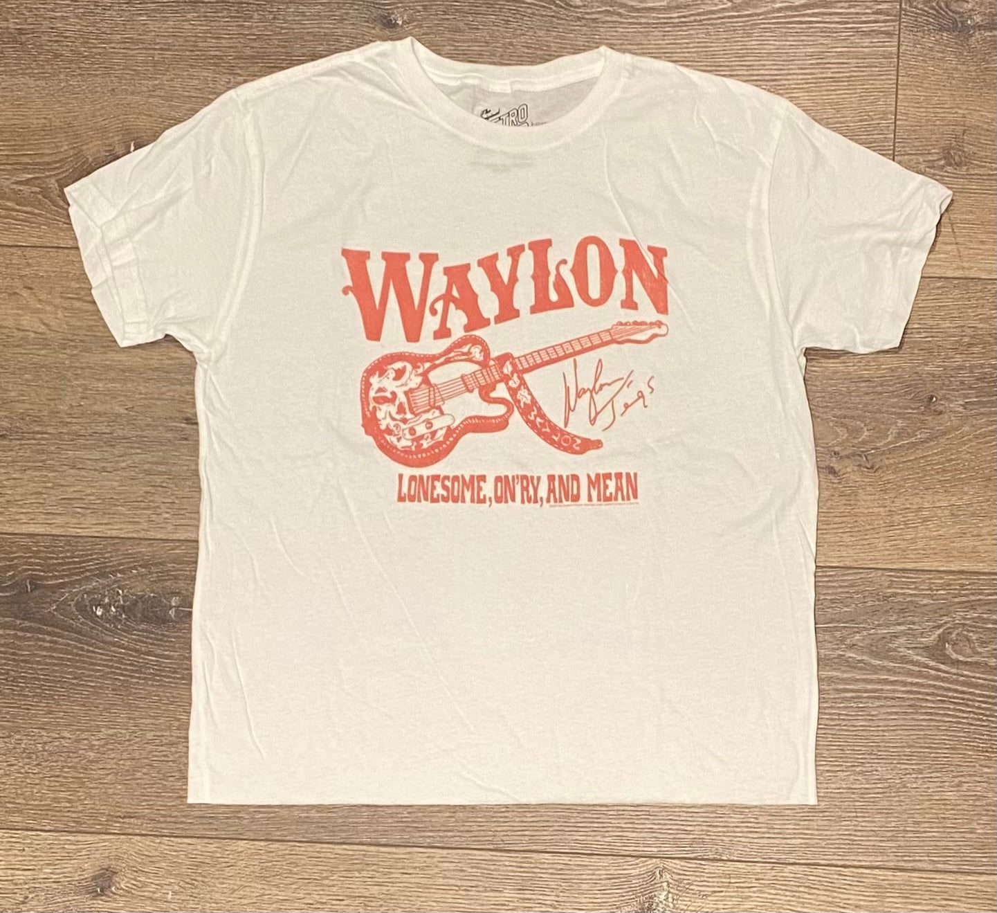 Women's Waylon Jennings 100% Cotton Tee