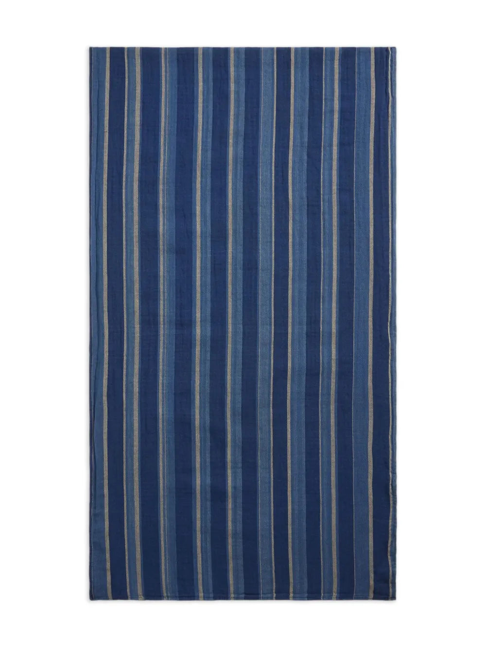RRL Handwoven Indigo Striped Caspian Scarf