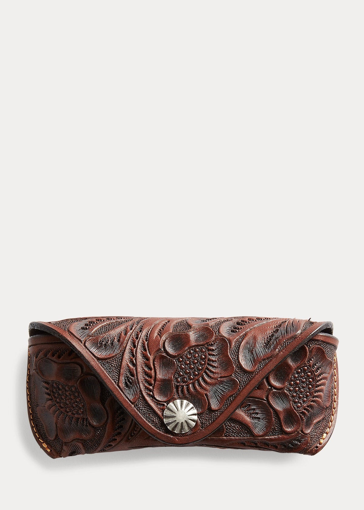 RRL Hand-Tooled Leather Eyeglass Case