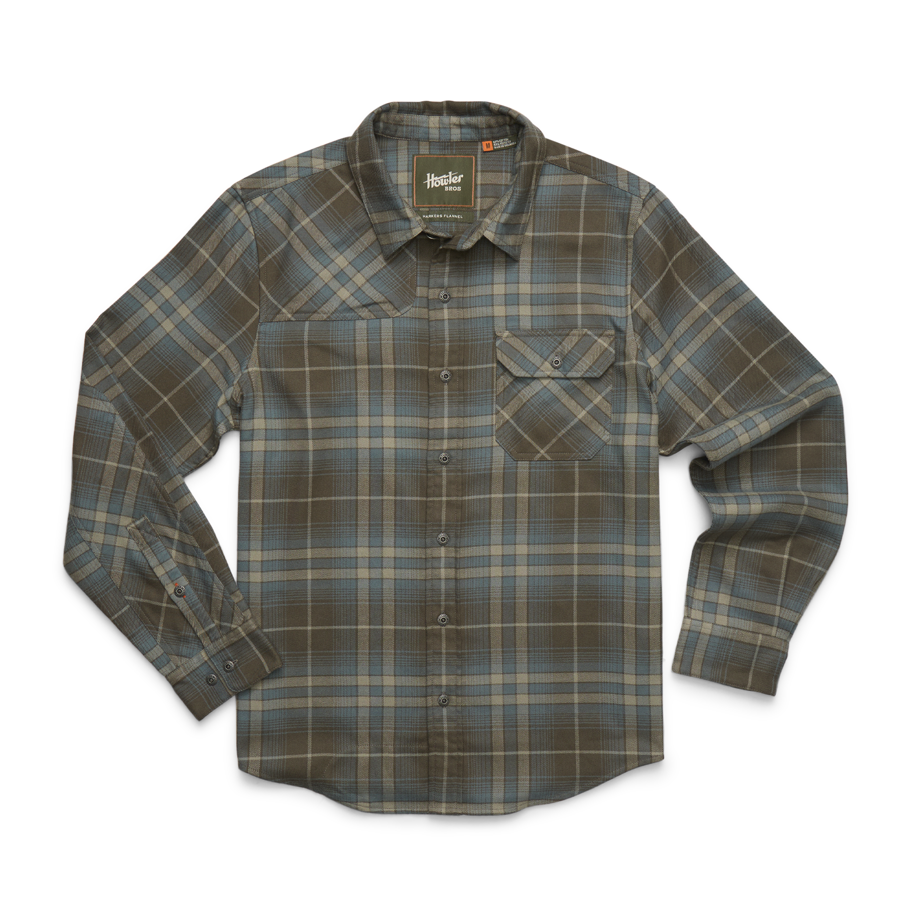 Harker's Flannel - Kempton Plaid : Beluga