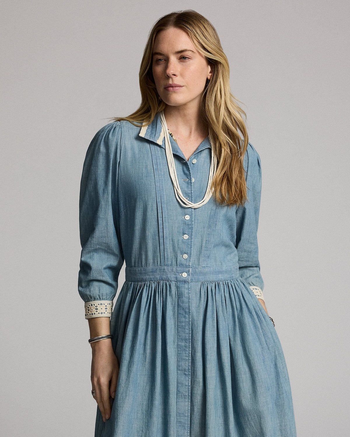 RRL Indigo Chambray Dress