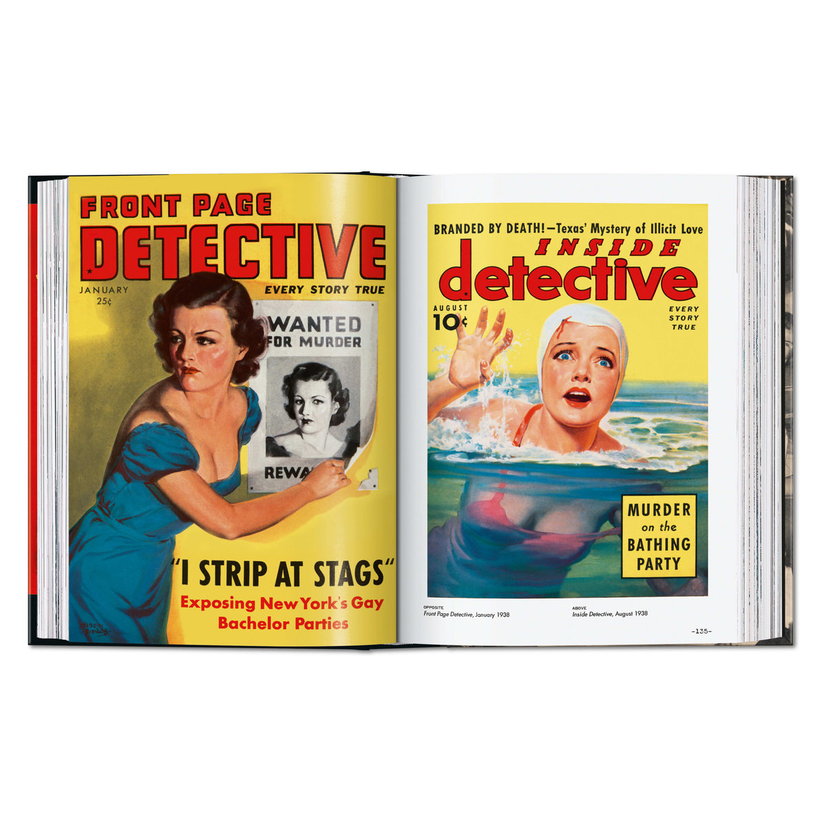 True Crime Detective Magazines. 1924–1969. 45th Ed. (German, French, English)