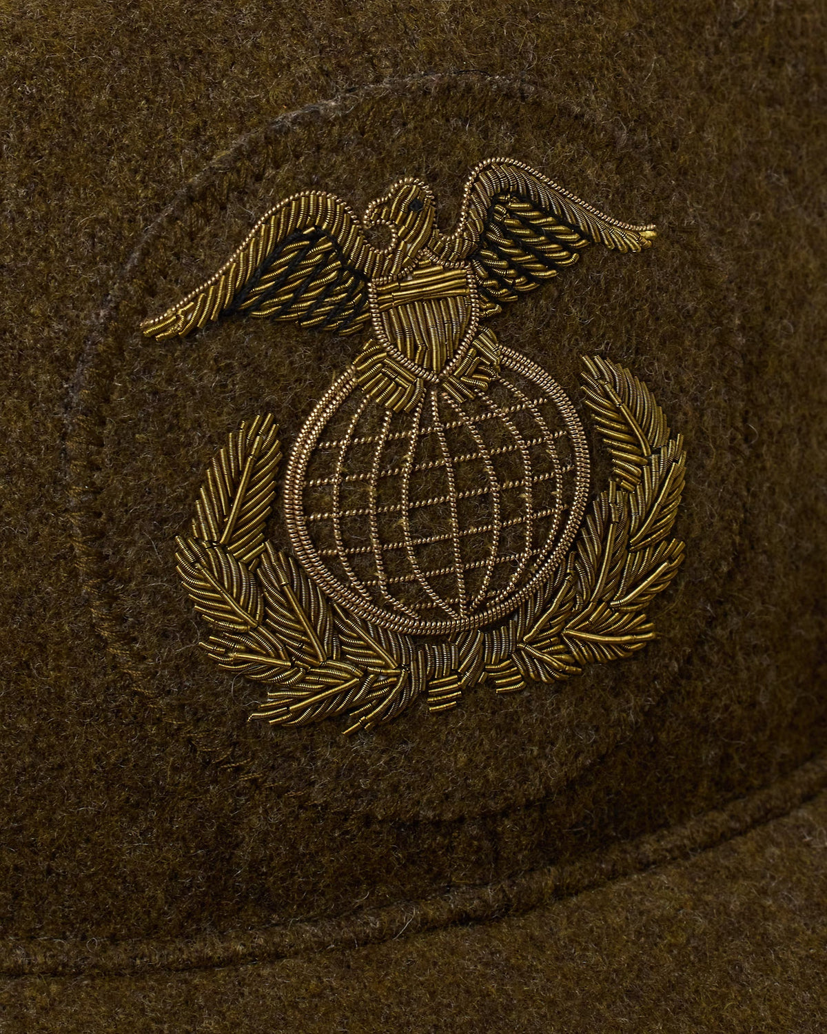 RRL Bullion Wool-Blend Ball Cap