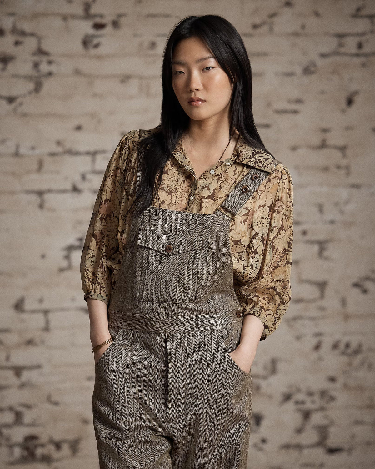 RRL Wool-Blend Herringbone Overall