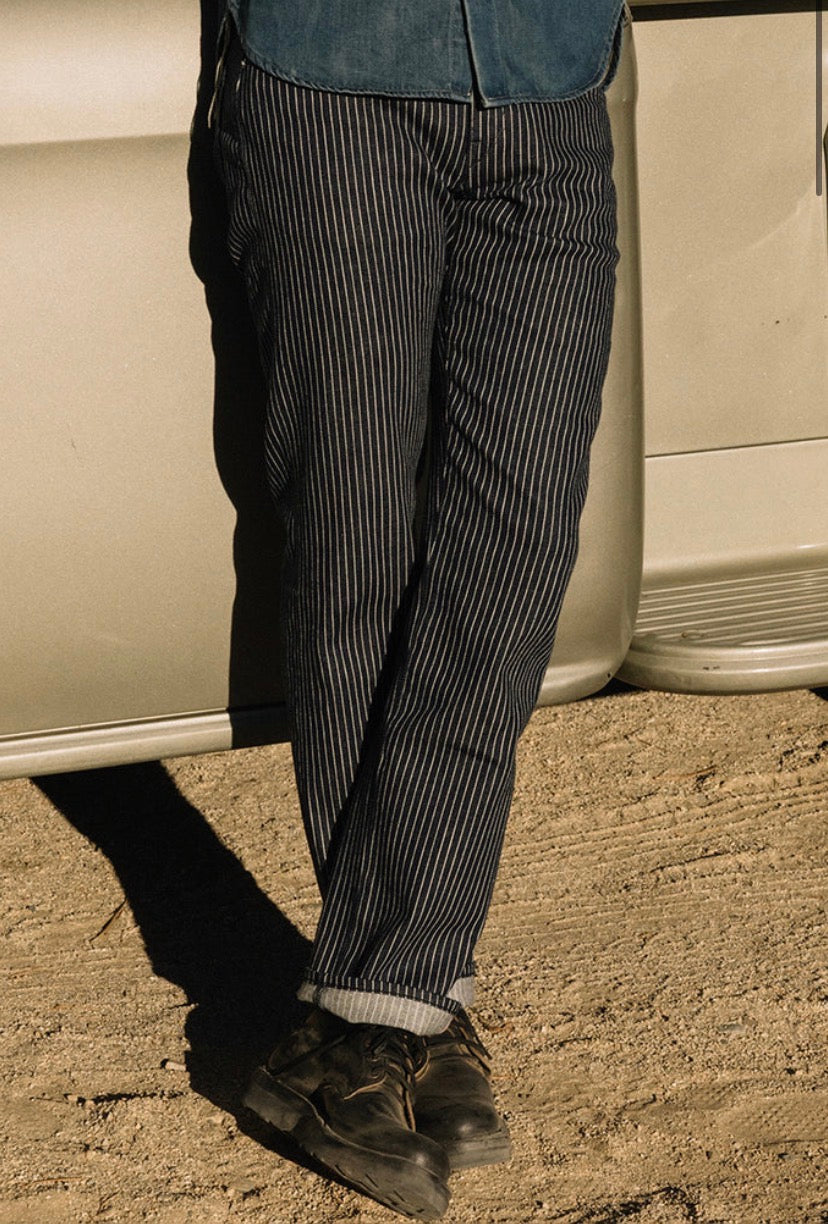 The Hammer Straight - Indigo Stripe Rinse 14oz Selvedge