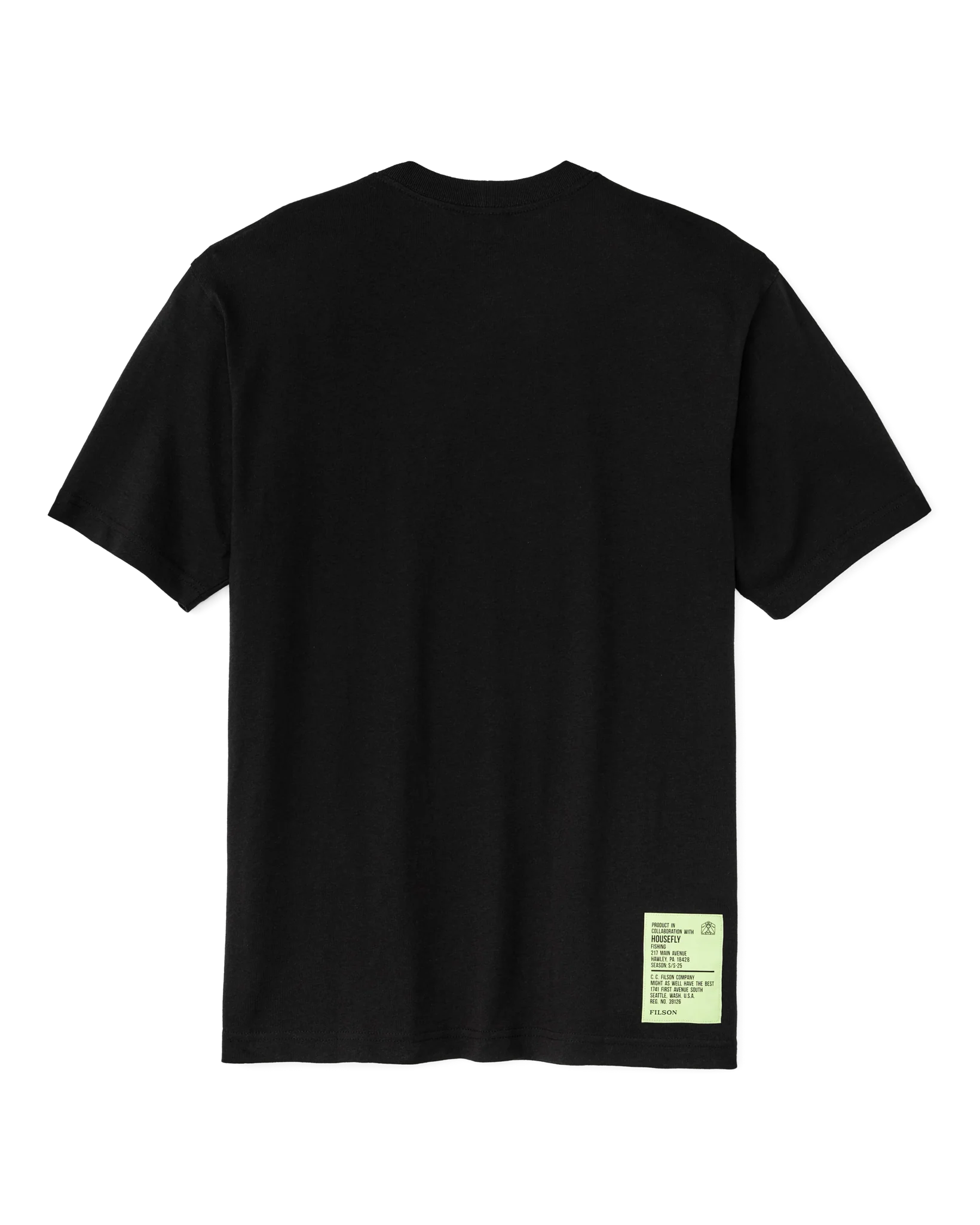 FILSON X HOUSEFLY FRONTIER GRAPHIC T-SHIRT - BLACK/WHITE