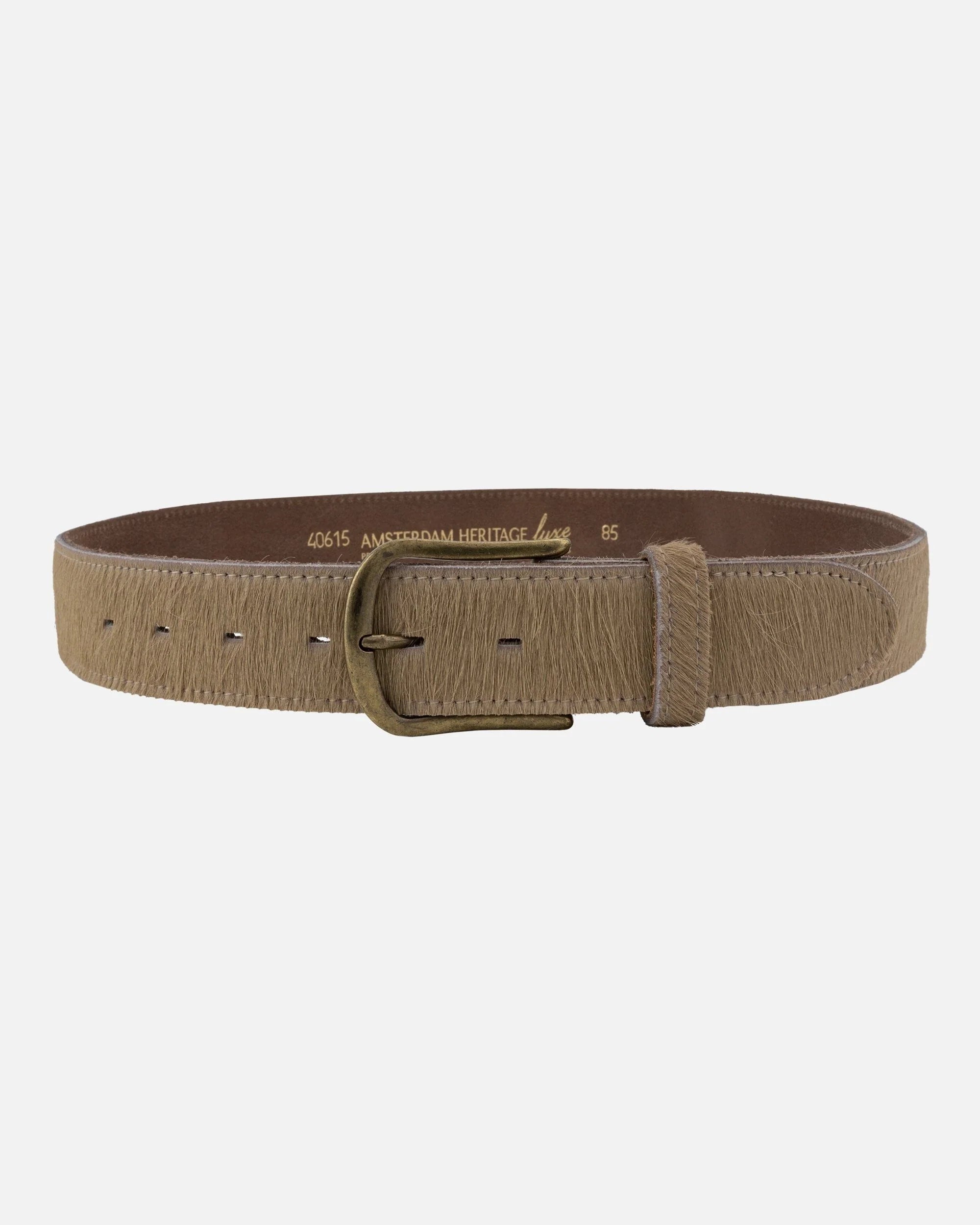 Flavia | Cow-Hair Leather Belt with Removable Buckle