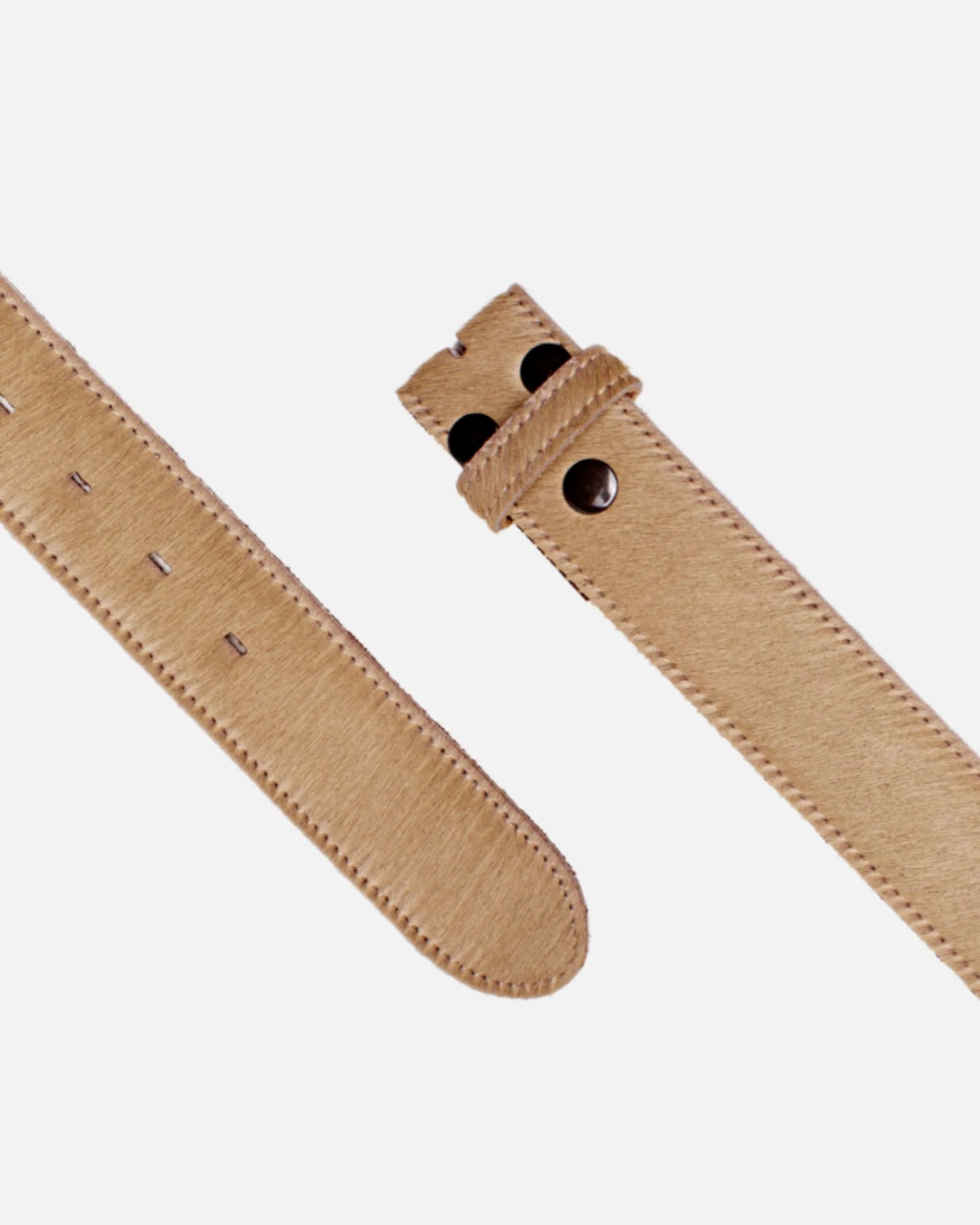 Flavia | Cow-Hair Leather Belt with Removable Buckle