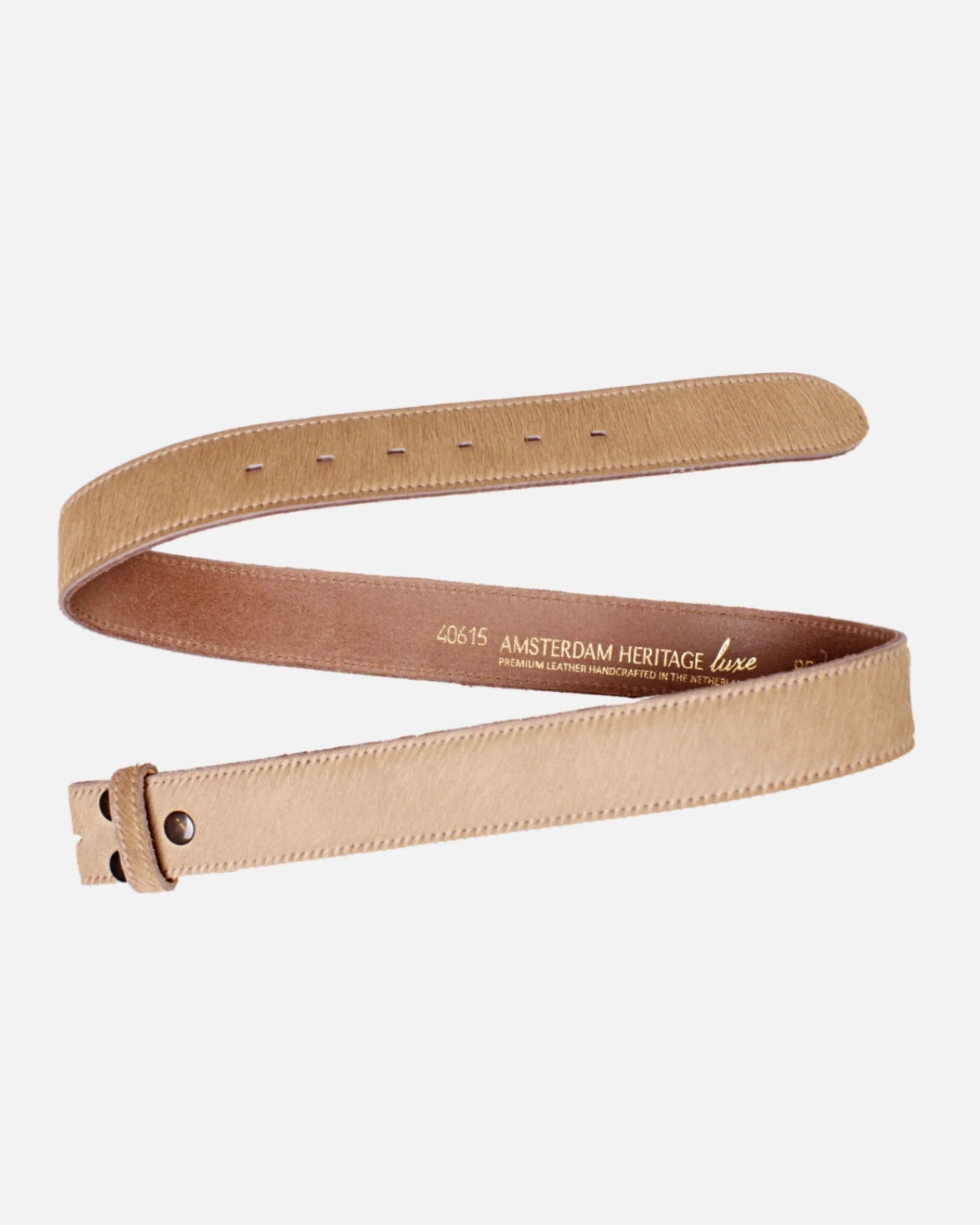 Flavia | Cow-Hair Leather Belt with Removable Buckle