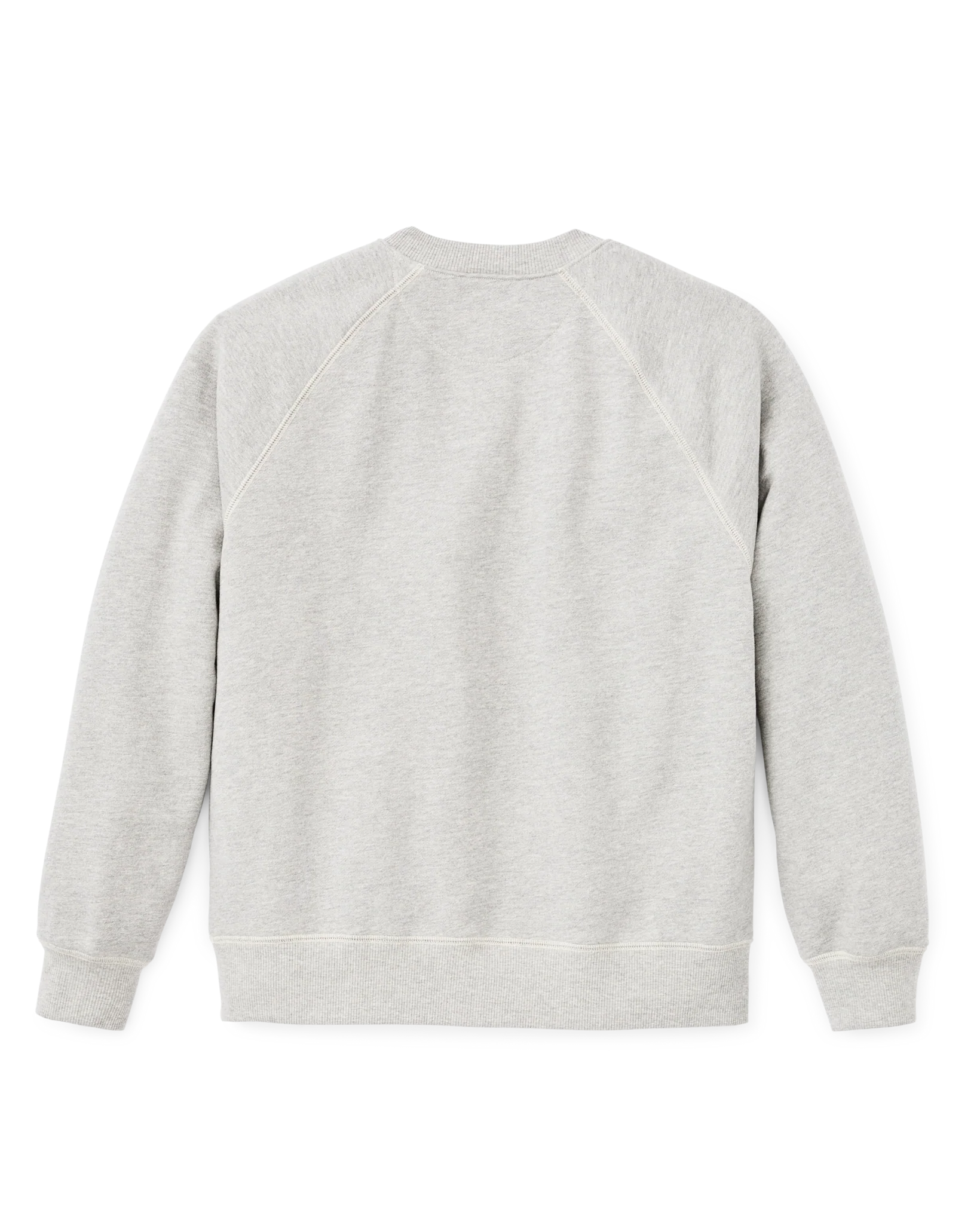 Quarter-zip Terry Sweatshirt - Heather Gray