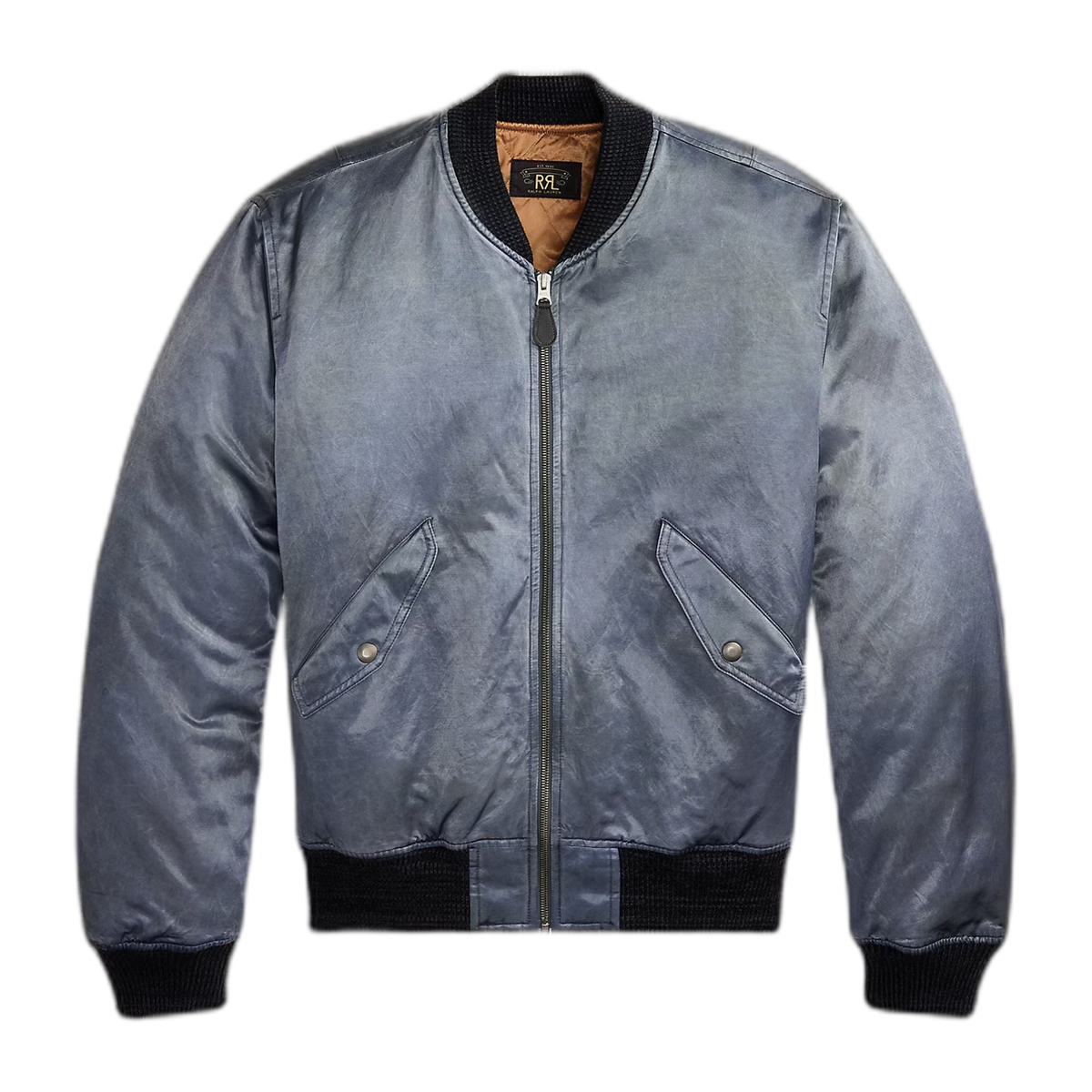 RRL Embroidered Satin Flight Jacket