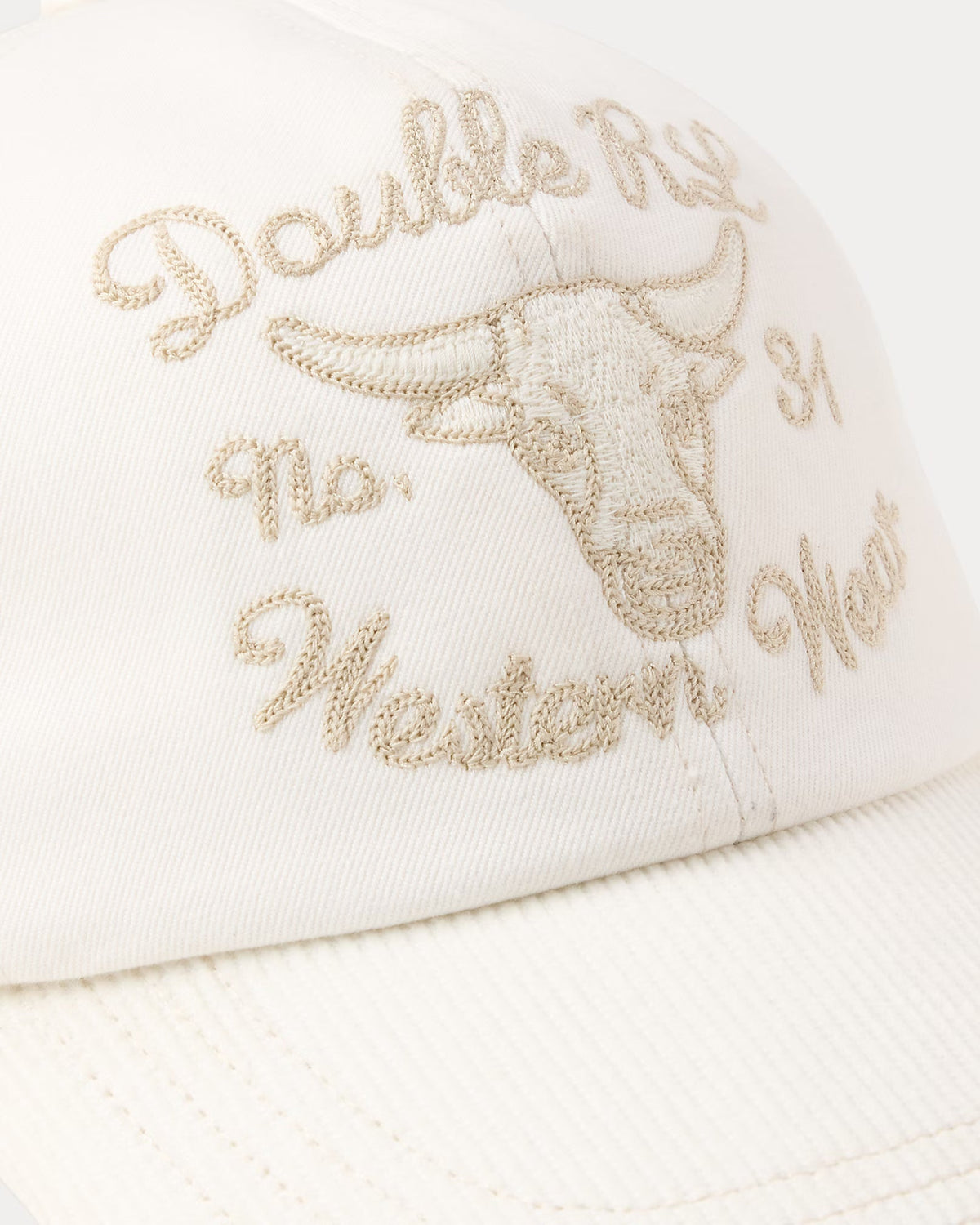 RRL Corduroy-Bill Twill Trucker Cap