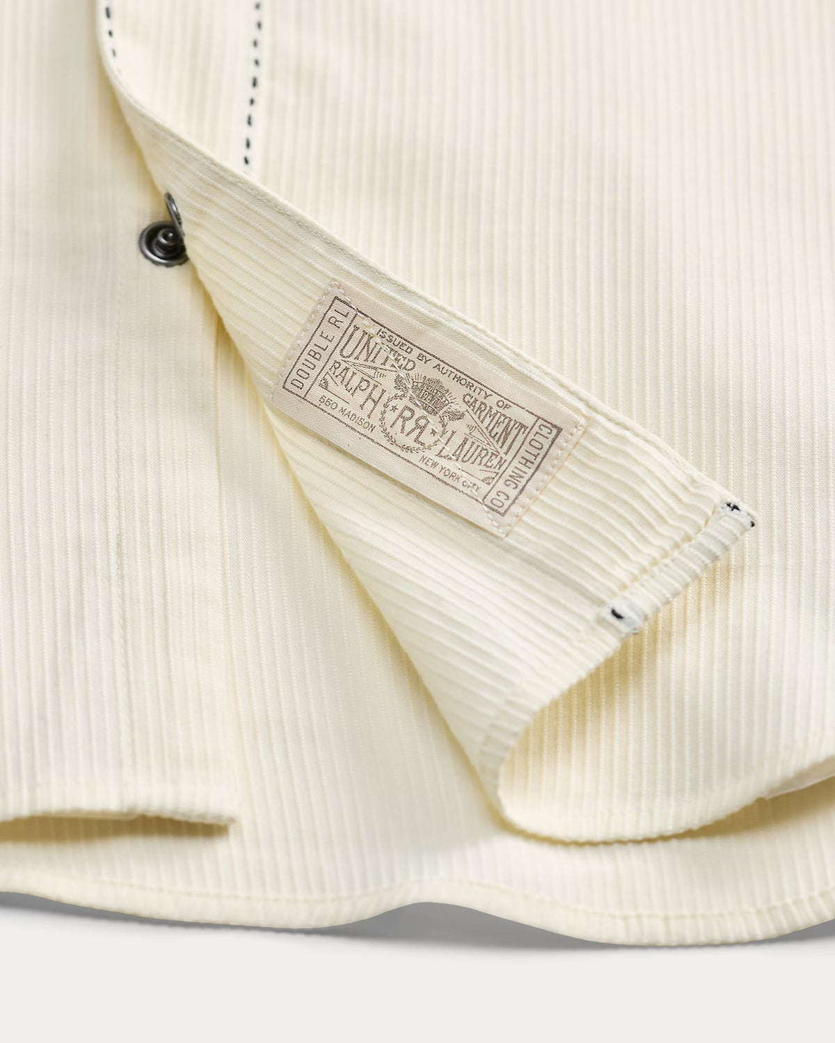 RRL Slim Fit Bedford Cord Western Shirt