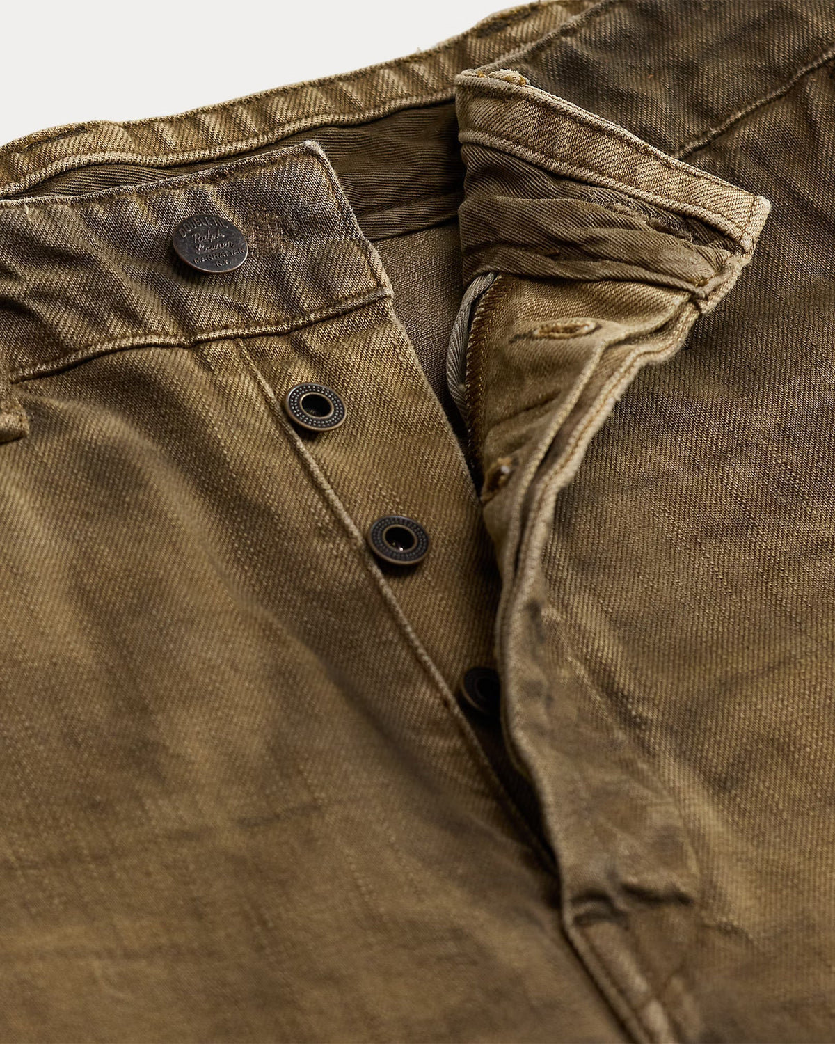 RRL Engineer Fit Distressed Denim Workpant