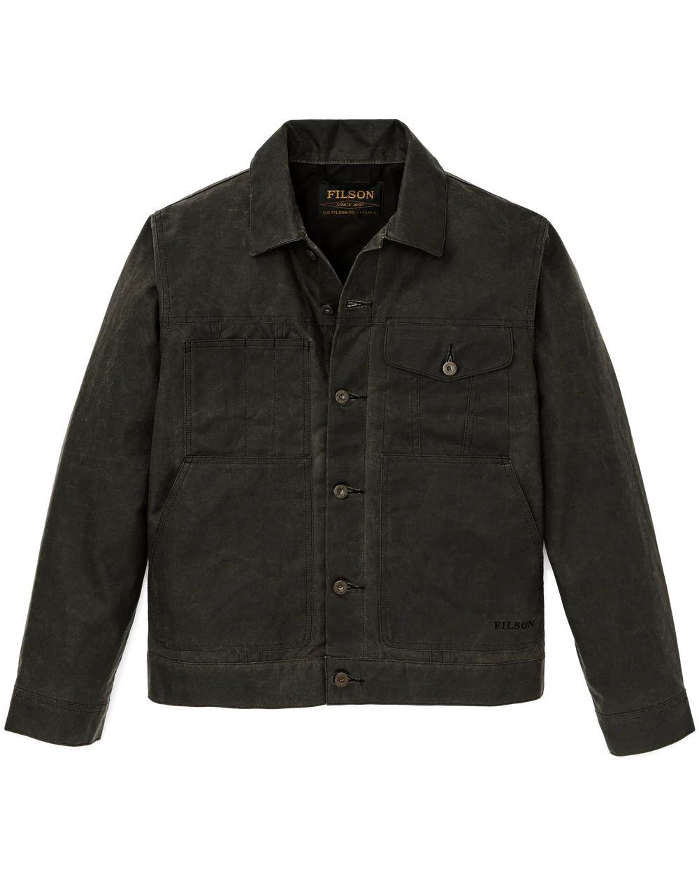 Tin Cloth Short Lined Cruiser Jacket - Beluga