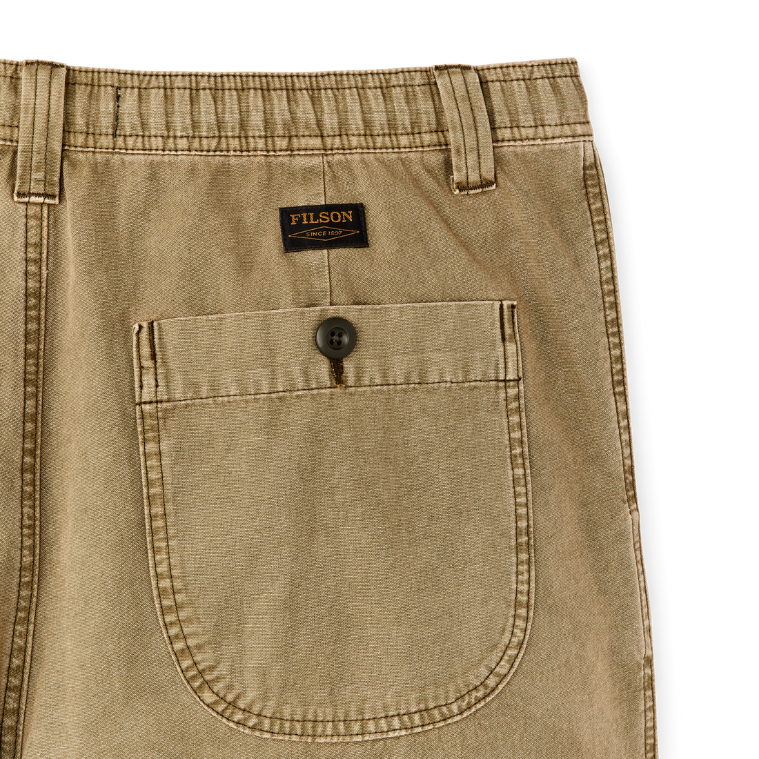 OAKVILLE CANVAS SHORTS - SLATE OLIVE