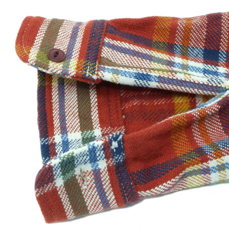 Heavy Flannel Shirt - Red
