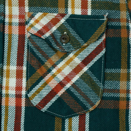 Heavy Flannel Shirt - Green